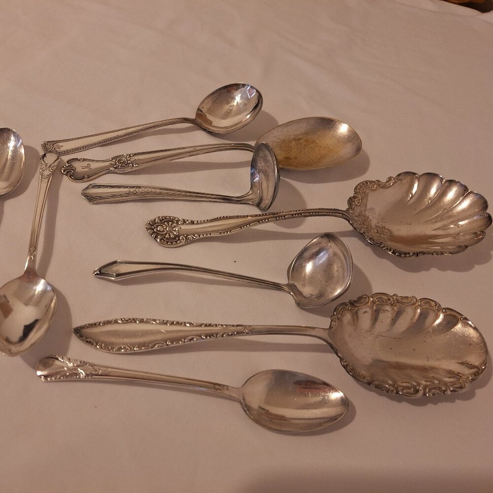 Vintage Silverplate Spoon Bundle